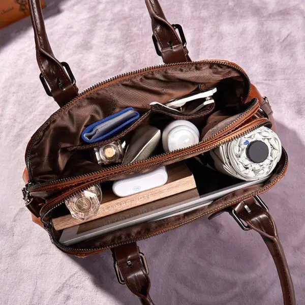 Bag Female Women's Genuine Leather Bags Handbags Crossbody Bags For Women Shoulder Bags Genuine Leather Bolsa Feminina Tote - Image 2