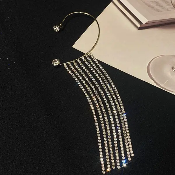 Fashionable And Simple Long Tassel Earrings - Image 9